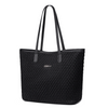 Torba damska shopper czarna elegancka, pojemna 15,6 l, na ramię, modna na co dzień i do pracy. CHANTRIA CB801 Black.
