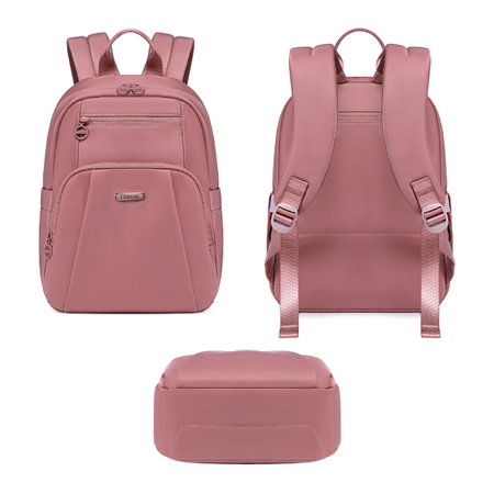 Plecak damski miejski róż dla dziewczyny mały elegancki modny na co dzień