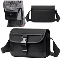 Torebka na ramię, mała, męsko-damska listonoszka,na dokumenty,na co dzień Arctic Hunter KB00828 black