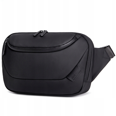 Saszetka nerka męska damska czarna na ramię wodoodporna miejska stylowa funkcjonalna torba 4 L Arctic Hunter Y00561Black