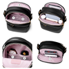 Torebka damska czarna na ramię crossbody mała nylonowa wodoodporna
