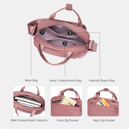 Torebka damska czerwona na ramię stylowa 1,3 l modna praktyczna na co dzień i na wieczór. CHANTARIA CB771 Red