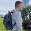 Plecak miejski szary pojemny nowoczesny młodzieżowy na laptopa 15,6" VIO BG82237 grey