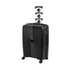 Walizka na kółkach czarna średnia – elegancka, funkcjonalna, do samolotu, lekka i pojemna Wowbag 7918 M black