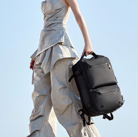 Plecak podróżny kompresyjny próżniowy vacuum Ryanair Wizz Air bagaż podręczny Arctic Hunter B00862 black