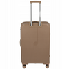 Duża walizka podróżna beżowa na kółkach – lekka, wytrzymała i elegancka walizka do samolotu Wowbag 7918 L champagne