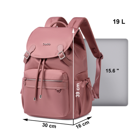 Stylowy plecak różowy dla dziewczyny na laptop 15,6” do pracy na studia