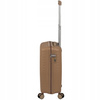 Walizka kabinowa beżowa na kółkach, elegancka i lekka walizka do samolotu z polipropylenu  Wowbag 7900 S champagne