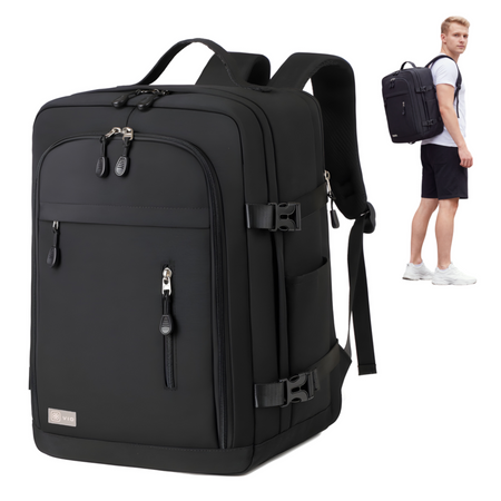 Plecak podróżny kabinowy free carry on 40X30X20 czarny Ryanair WIZZAIR
