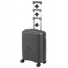 Walizka mała na kółkach ciemnoszara, lekka i funkcjonalna, elegancka walizka podróżna z PP 41 L Wowbag 7900 S dark grey