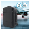 Plecak czarny kabinowy podróżny 50x33x20 na pokład Wizzair LOT WJ8423 black