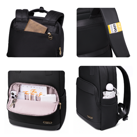 Plecak damski miejski czarny kabinowy do samolotu Ryanair Wizzair bezplatny