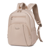 Plecak miejski damski beżowy modny kompaktowy wodoodporny na iPada 10,9"