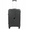 Walizka podróżna średnia ciemnoszara – na kółkach, wytrzymała, stylowa i komfortowa do samolotu Wowbag 7918 M dark grey