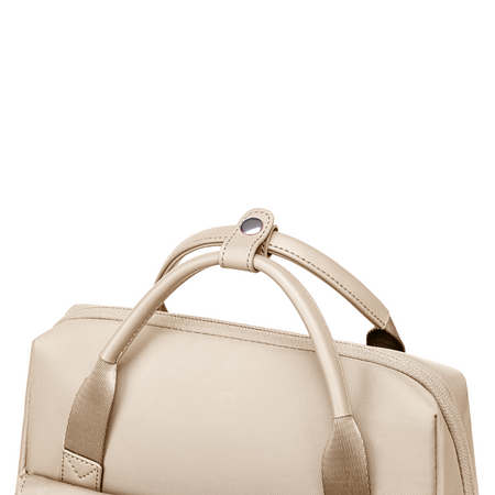 Plecak dla kobiety biznesowy elegancki kremowy do pracy i na studia mieści laptop 15,6”  CHANTRIA CB00628 khaki