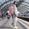 Podróżny plecak różowy bagaż kabinowy 40x30x20 darmowy na pokład WizzAir