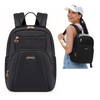 Plecak damski czarny elegancki z nylony wodoodpornego z miejscem na tablet