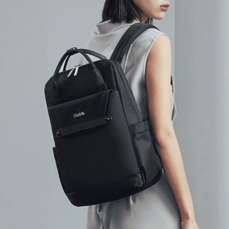 Plecak damski miejski czarny stylowy szkolny na studia do pracy dla dziewczyny CHANTRIA CB00628black