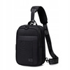 Torba podróżna czarna 2w1 transformowalna saszetka i torba pojemna 30 l wodoodporna. Arctic Hunter LX00021 Black.