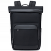 Czarny plecak biznesowy miejski, 18,7 l, wodoodporny, na laptop 15,6", stylowy i pojemny. Arctic Hunter B00684 Black.
