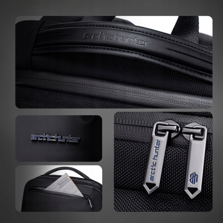 Plecak miejski niebieski, biznesowy, 10 l, na laptopa 15,6", nowoczesny i praktyczny. Arctic Hunter B00681 Blue.