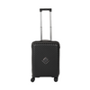 Walizka mała do samolotu czarna na kółkach, trwała i stylowa walizka podróżna z PP , pojemna 41 L Wowbag 7900 S black