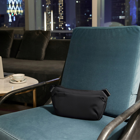 Saszetka nerka szara na ramię damska męska miejska wodoodporna modna nowoczesna torba 4 L Arctic Hunter Y00569Grey