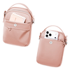 Torebka damska crossbody mała na ramię nylonowa różowa wodoodporna elegancka