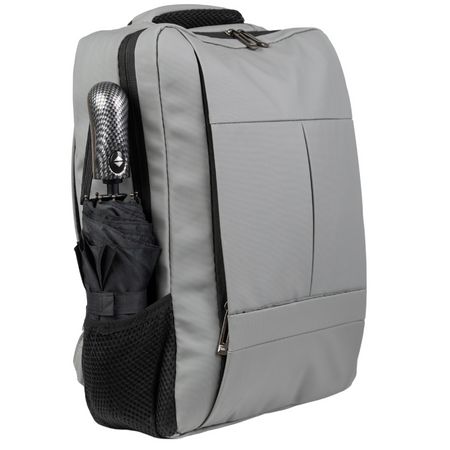 Plecak szkolny, do pracy szary, na laptopa 15,6" z USB dla chłopaków/dziewczyn nowoczesny VIO BK91103 grey