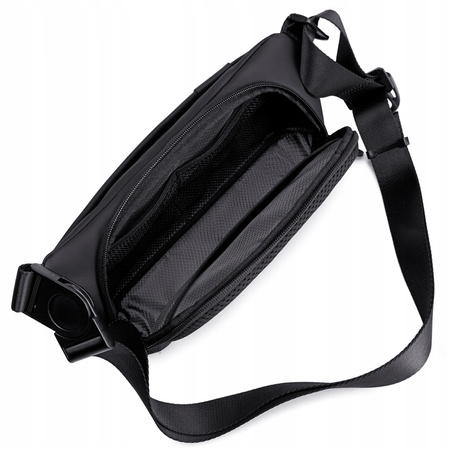 Saszetka nerka szara na ramię damska męska miejska wodoodporna modna nowoczesna torba 4 L Arctic Hunter Y00569Grey