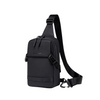 Saszetka męska czarna na ramię wodoodporna torba miejska stylowa funkcjonalna 3,1 L Super Five FXB753Black