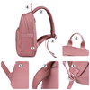 Plecak damski miejski róż dla dziewczyny mały elegancki modny na co dzień