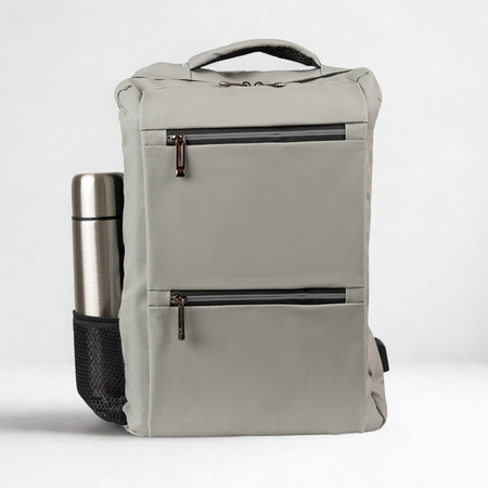 Plecak młodzieżowy szary - do szkoły, na studia, do pracy, mieści laptop 15,6 Wowbag BK91105 grey