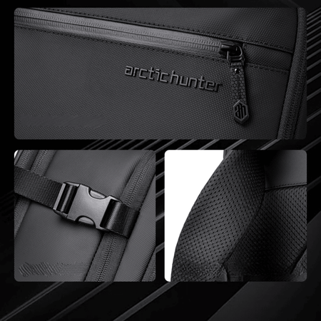 Plecak podróżny kompresyjny próżniowy vacuum Ryanair Wizz Air bagaż podręczny Arctic Hunter B00862 black