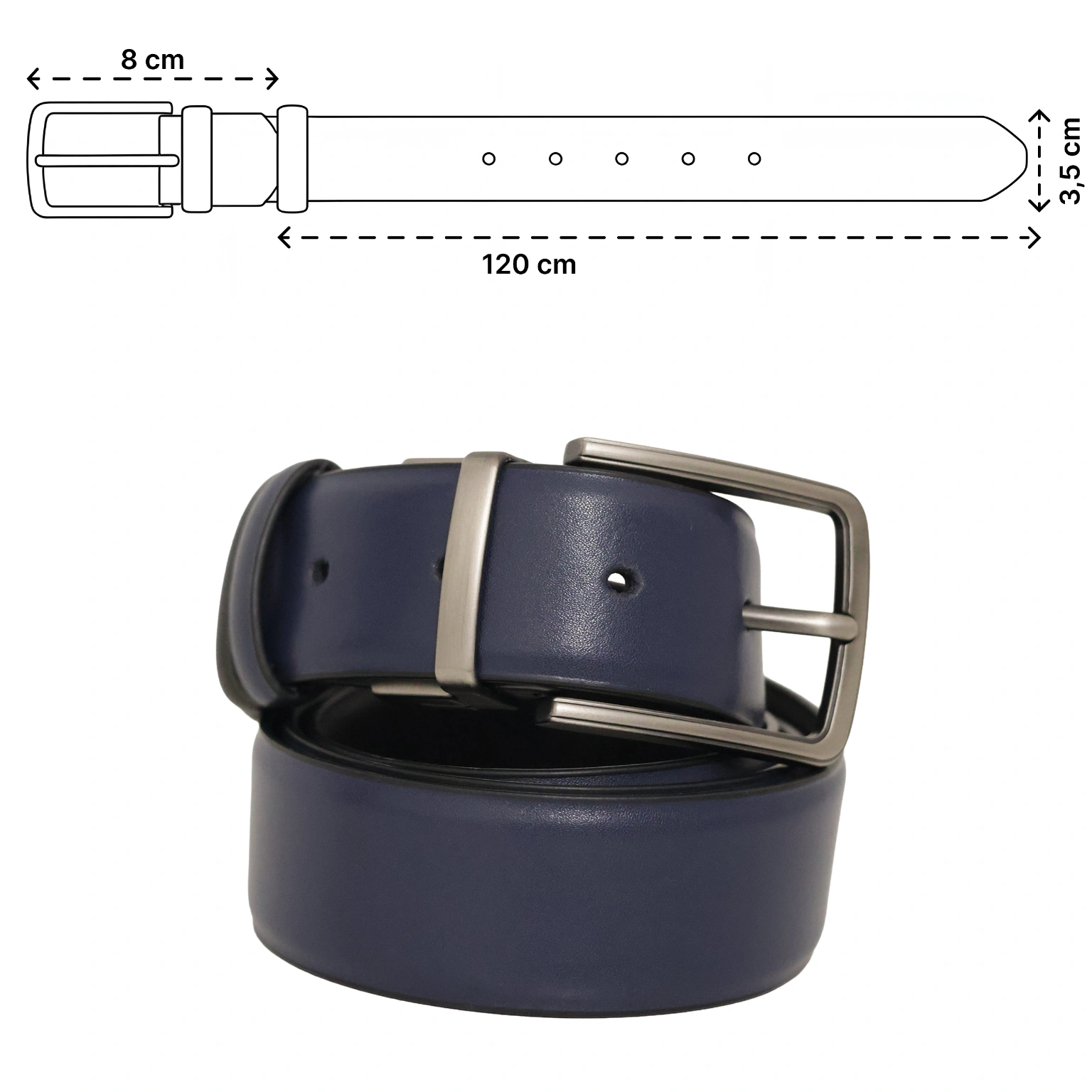Męski pasek skórzany do spodni dwustronny czarny granat klamra obrotowa pol_pl_Meski-pasek-skorzany-do-spodni-dwustronny-czarny-granat-klamra-obrotowa-294_4