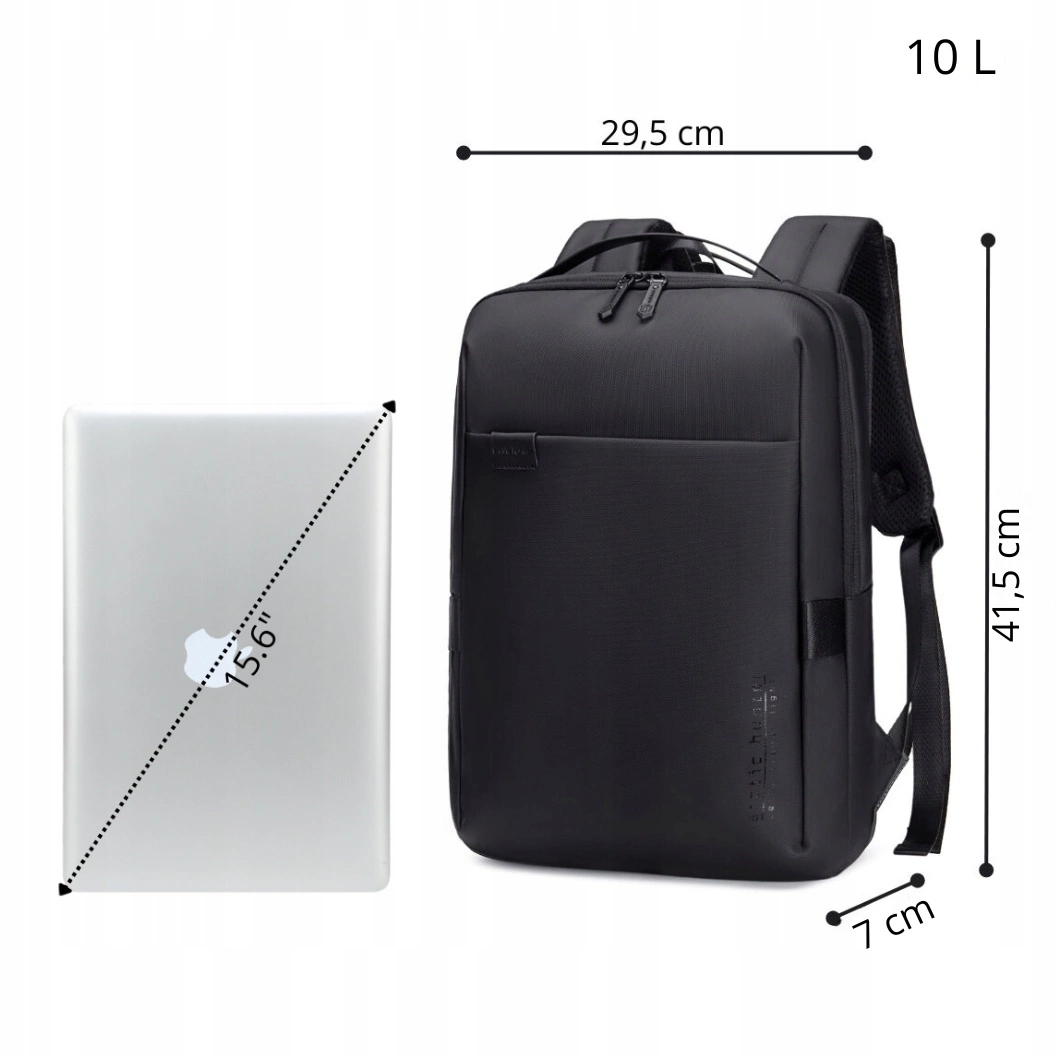 Plecak miejski czarny, biznesowy, wodoodporny, 8,5 l, na laptopa 15,6", elegancki i praktyczny. Arctic Hunter B00574 Black pol_pl_Plecak-miejski-czarny-biznesowy-wodoodporny-8-5-l-na-laptopa-15-6-elegancki-i-praktyczny-Arctic-Hunter-B00574-Black-58_6