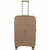 Duża walizka podróżna beżowa na kółkach – lekka, wytrzymała i elegancka walizka do samolotu Wowbag 7918 L champagne