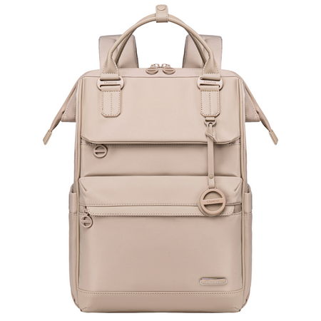 Plecak damski miejski beżowy modny dla dziewczyny do pracy na studia na codzień CHANTRIA CB0788khaki