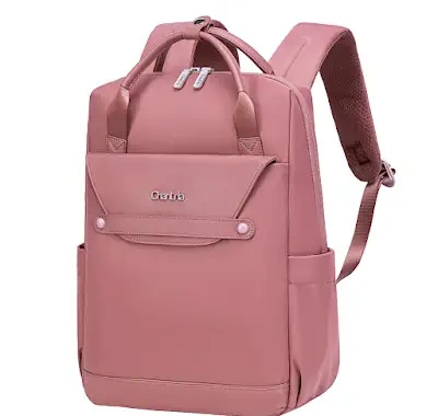 Elegancki plecak różowy damski miejski na laptop modny na studia do pracy