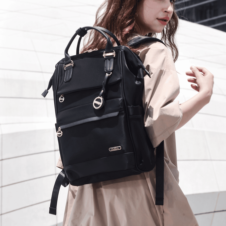 Plecak damski miejski czarny  na studia do pracy pojemny CHANTRIA CB00788black