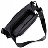 Saszetka nerka czarna męska damska na ramię miejska wodoodporna elegancka stylowa 4 L Arctic Hunter Y00569Black