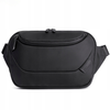 Saszetka nerka męska damska czarna na ramię wodoodporna miejska stylowa funkcjonalna torba 4 L Arctic Hunter Y00561Black