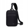 Torba podróżna czarna 2w1 transformowalna saszetka i torba pojemna 30 l wodoodporna. Arctic Hunter LX00021 Black.