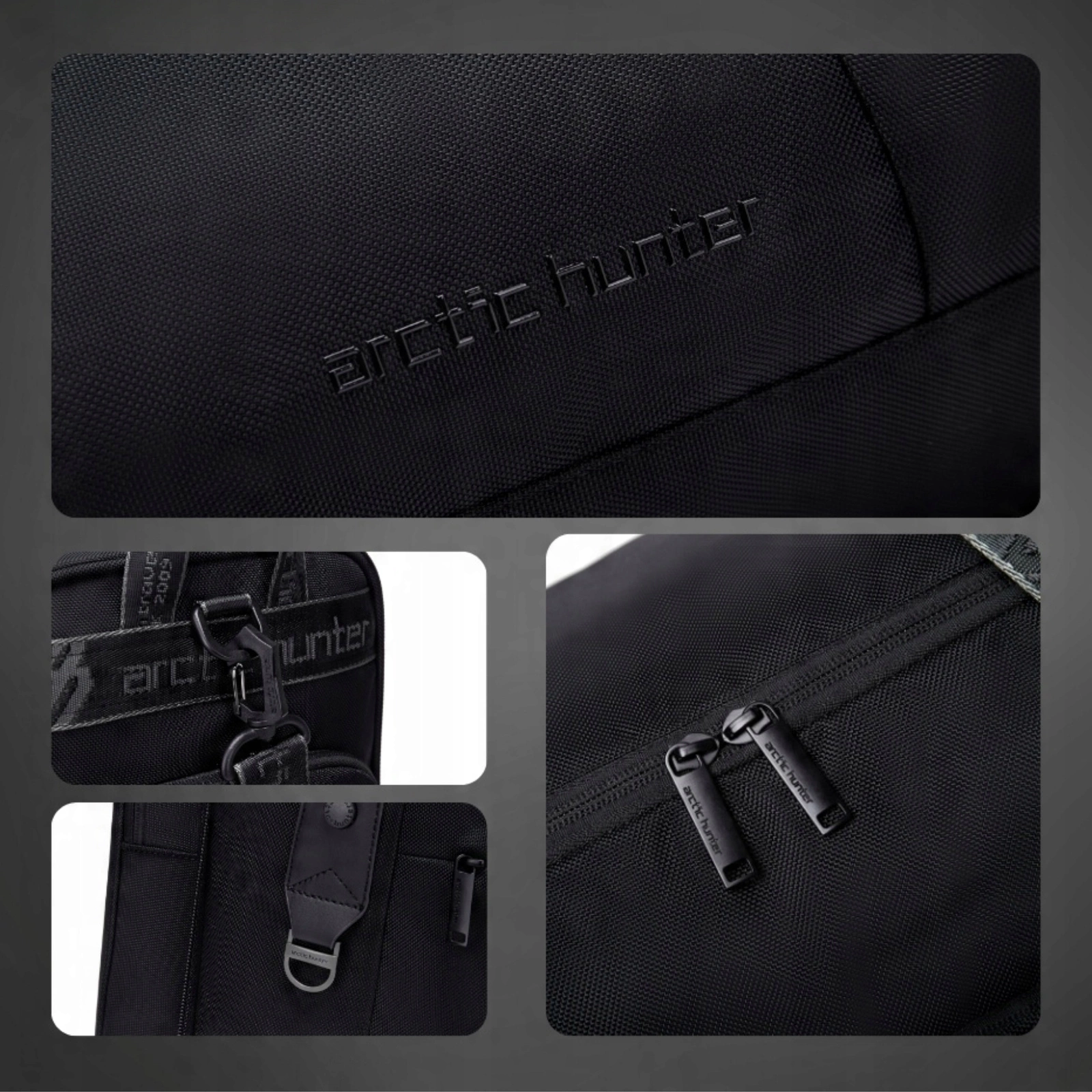 Torba podróżna czarna 2w1 transformowalna saszetka i torba pojemna 30 l wodoodporna. Arctic Hunter LX00021 Black. pol_pl_Torba-podrozna-czarna-2w1-transformowalna-saszetka-i-torba-pojemna-30-l-wodoodporna-Arctic-Hunter-LX00021-Black-54_2