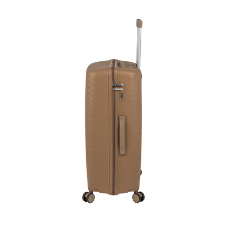 Walizki podróżne beżowe komplet 3 szt. lekki i elegancki zestaw walizek na kółkach Wowbag 7900 champagne