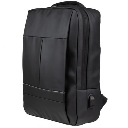 Plecak nowoczesny, na studia, szkolny czarny, z USB, na laptopa 15,6" dla chłopaków/dziewczyn Wowbag BK91103 black