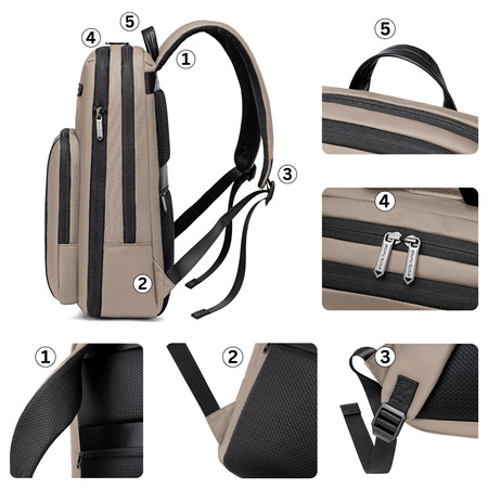 Plecak męski bagaż podręczny do samolotu RYNAIR WIZZAIR na laptopa 15,6