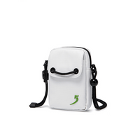 Saszetka damska biała mini wodoodporna torebka miejska na ramię kompaktowa 0,8 l FKB525White