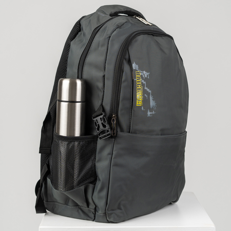 Plecak nowoczesny szary szkolny sportowy pojemny dla chłopców i dziewczyn na laptopa 15,6" Wowbag BG822308 grey