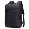 Plecak miejski czarny, biznesowy, wodoodporny, 8,5 l, na laptopa 15,6", elegancki i praktyczny. Arctic Hunter B00574 Black